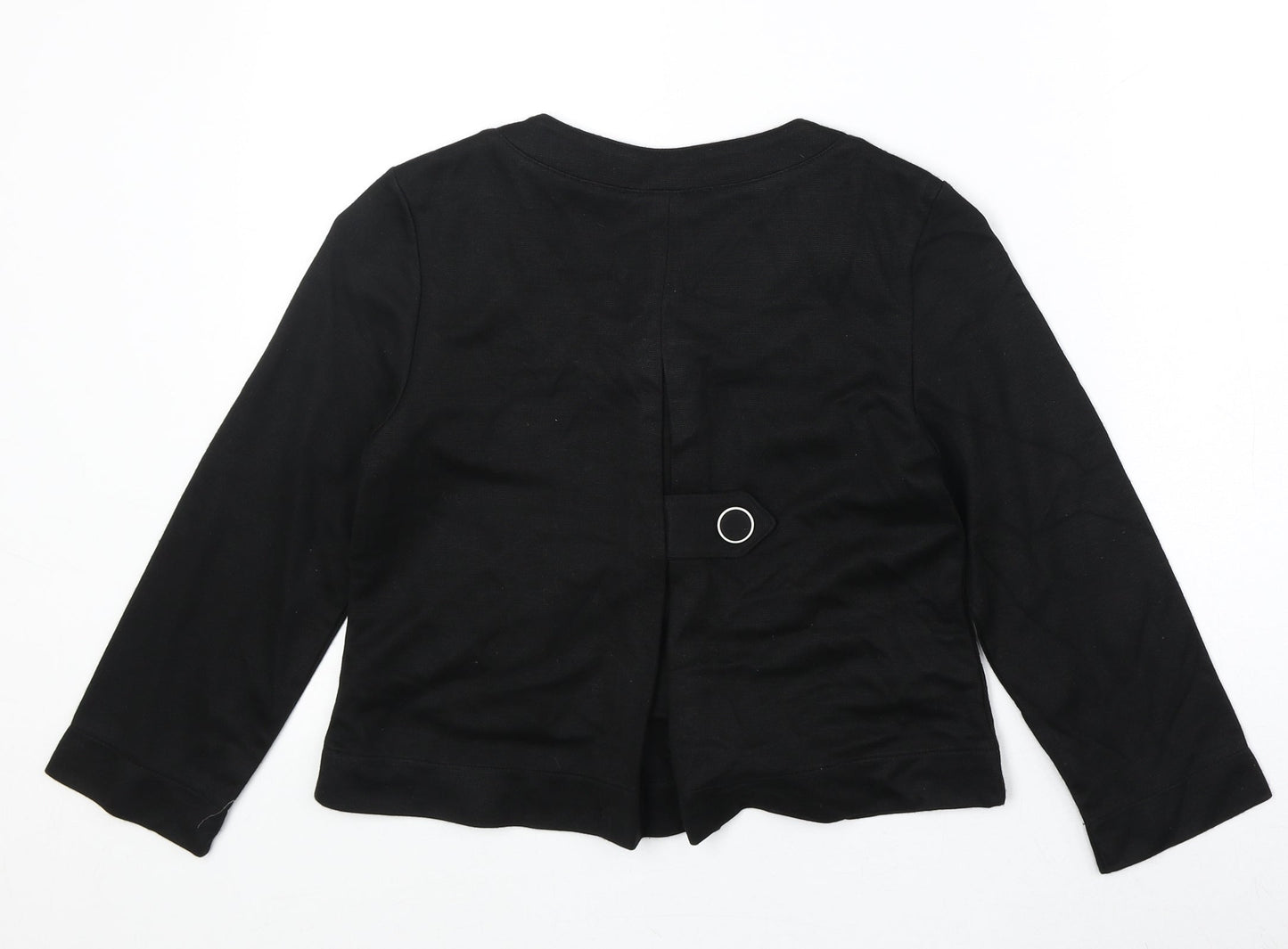 H&M Womens Black Jacket Blazer Size XS Button