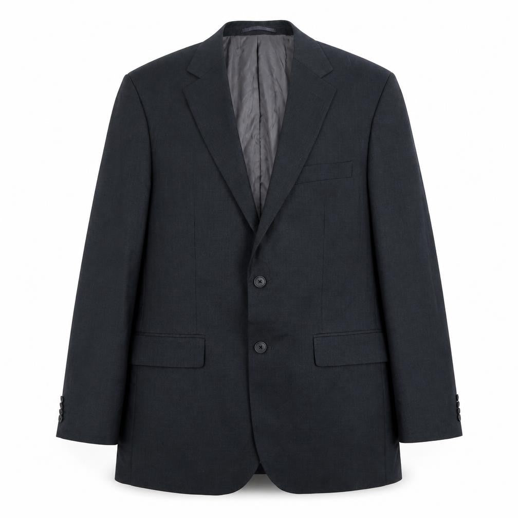 Burton Mens Grey Polyester Jacket Suit Jacket Size 40 Regular