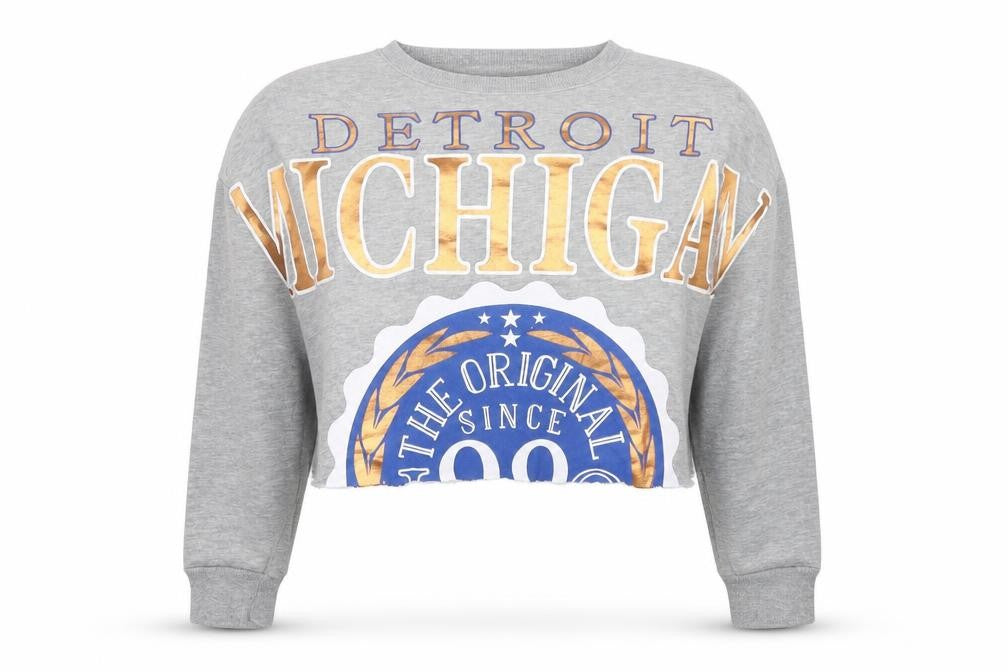 New Look Girls Grey Cotton Pullover Sweatshirt Size 12-13 Years Pullover - Detroit Michigan