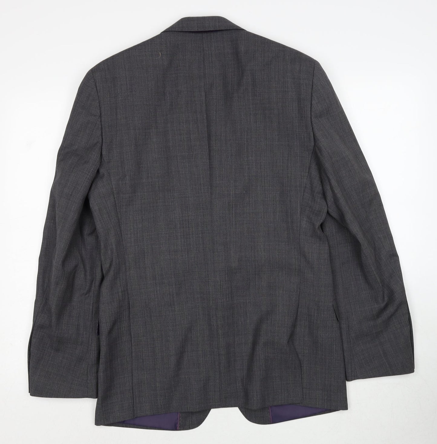 Marks and Spencer Mens Grey Wool Jacket Suit Jacket Size M Regular