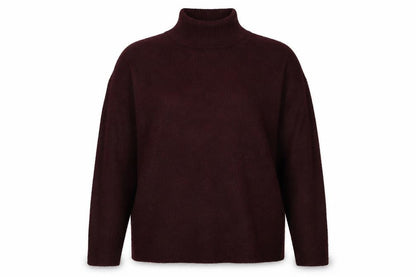 Warehouse Womens Red High Neck Acrylic Pullover Jumper Size M