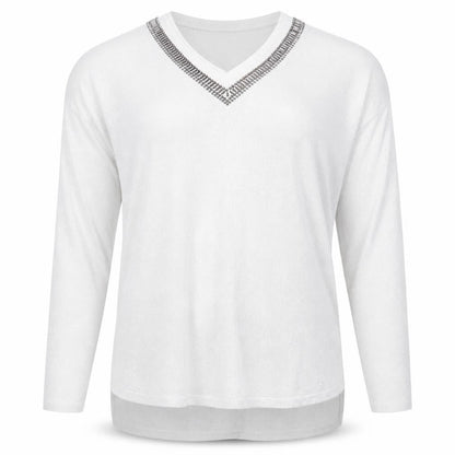Next Womens Grey V-Neck Viscose Pullover Jumper Size 14