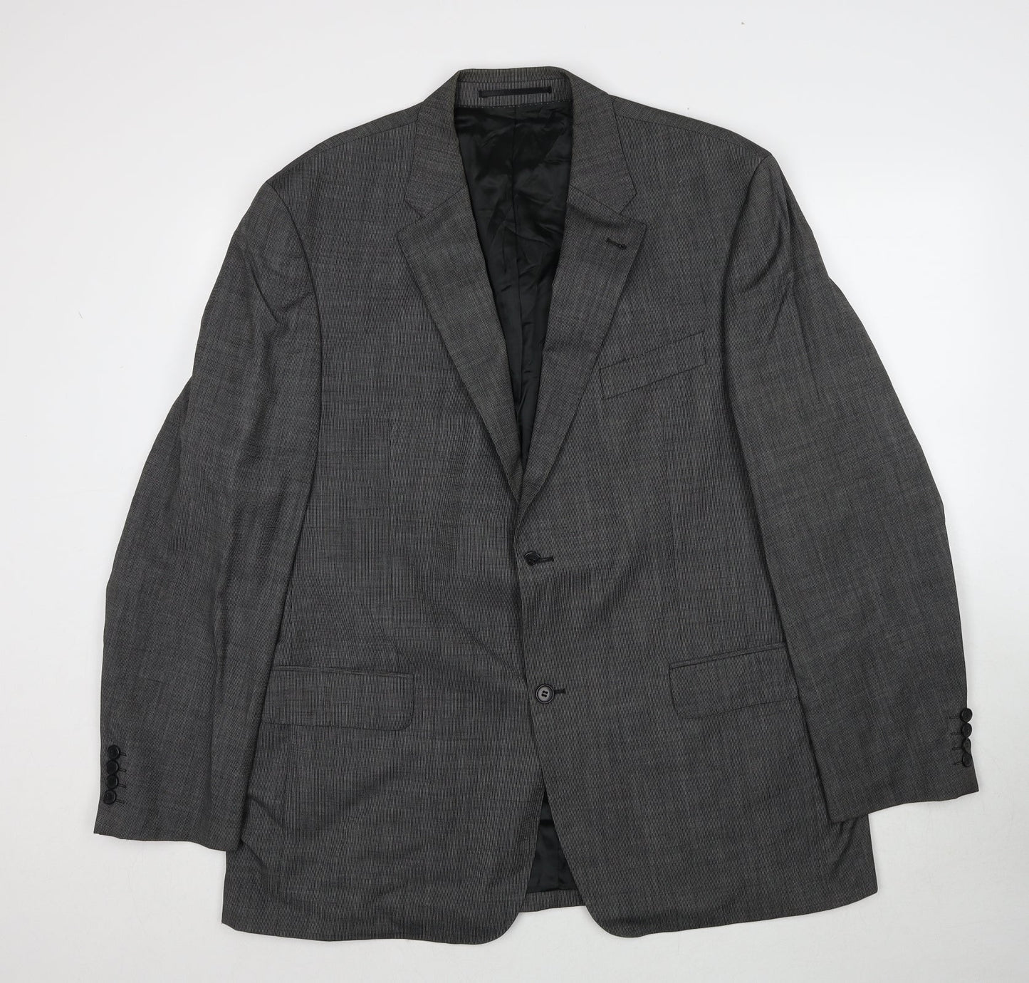 Digel Mens Grey Wool Jacket Suit Jacket Size 46 Regular