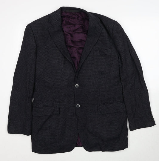 Marks and Spencer Mens Grey Wool Jacket Suit Jacket Size 40 Regular
