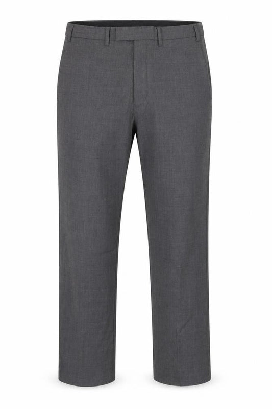Burton Mens Grey Wool Dress Pants Trousers Size 36 in Regular Hook & Eye