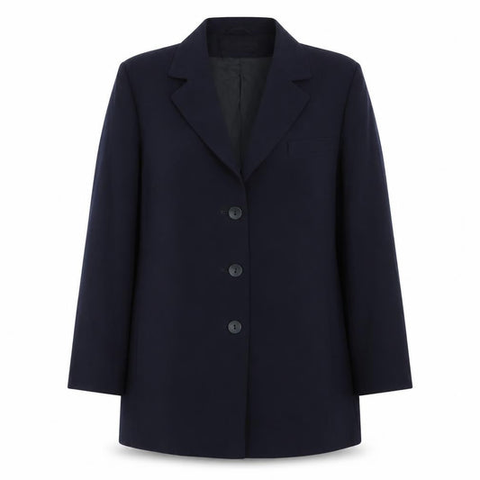 Bianca Womens Blue Polyester Jacket Suit Jacket Size 12