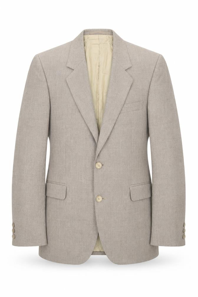 Finesse Mens Beige Polyester Jacket Suit Jacket Size 38 Regular