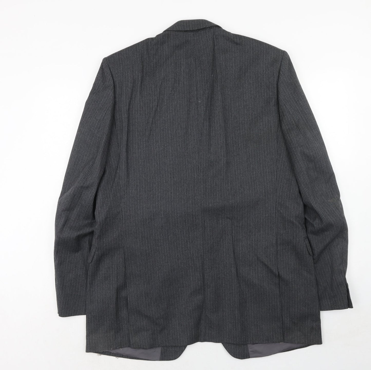 St Michael Mens Grey Wool Jacket Suit Jacket Size 44 Regular