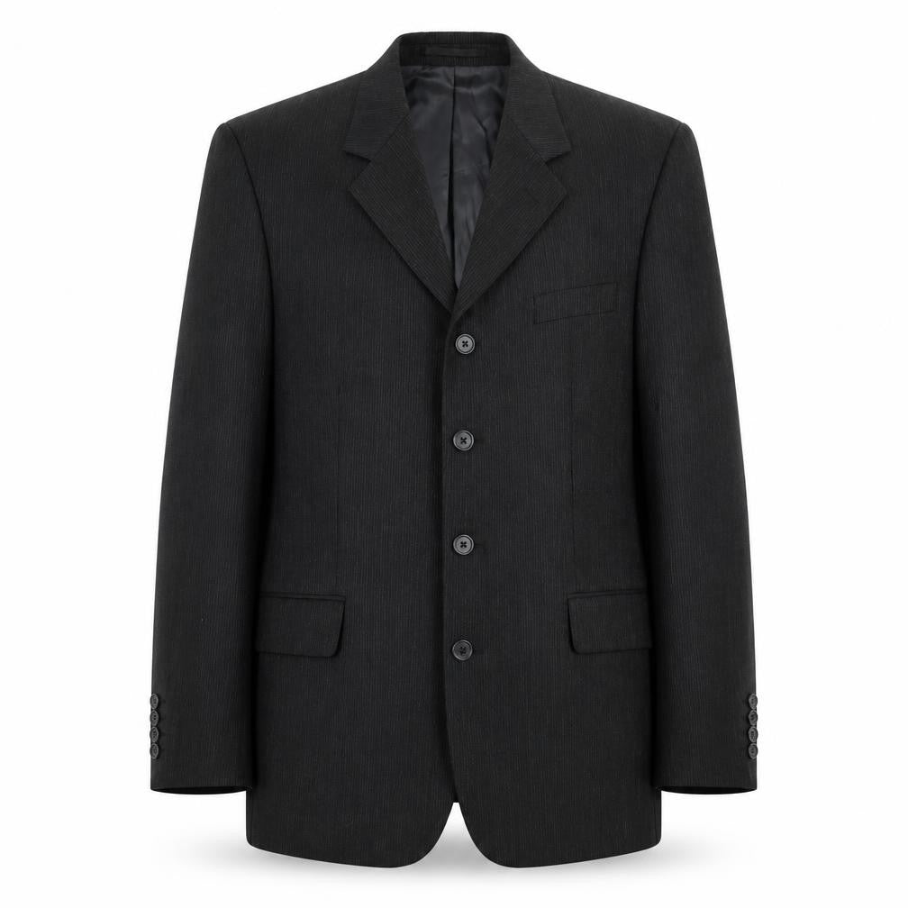Charlton Gray Mens Grey Polyester Jacket Suit Jacket Size 42 Regular