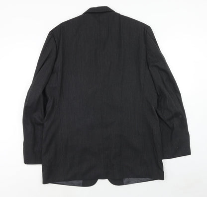 Charlton Gray Mens Grey Polyester Jacket Suit Jacket Size 42 Regular