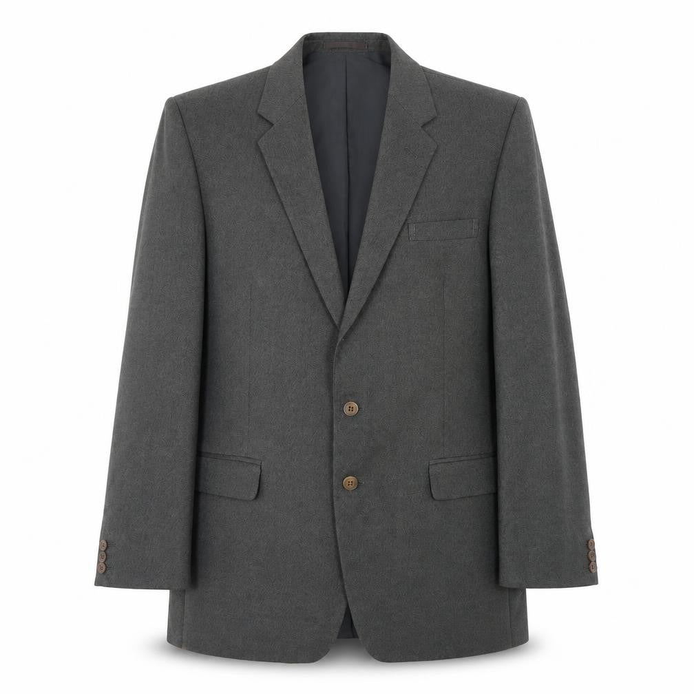 Hodges Mens Grey Polyester Jacket Suit Jacket Size 42 Regular