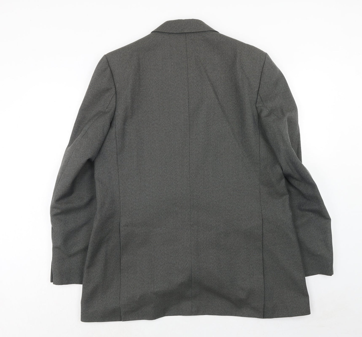 Hodges Mens Grey Polyester Jacket Suit Jacket Size 42 Regular