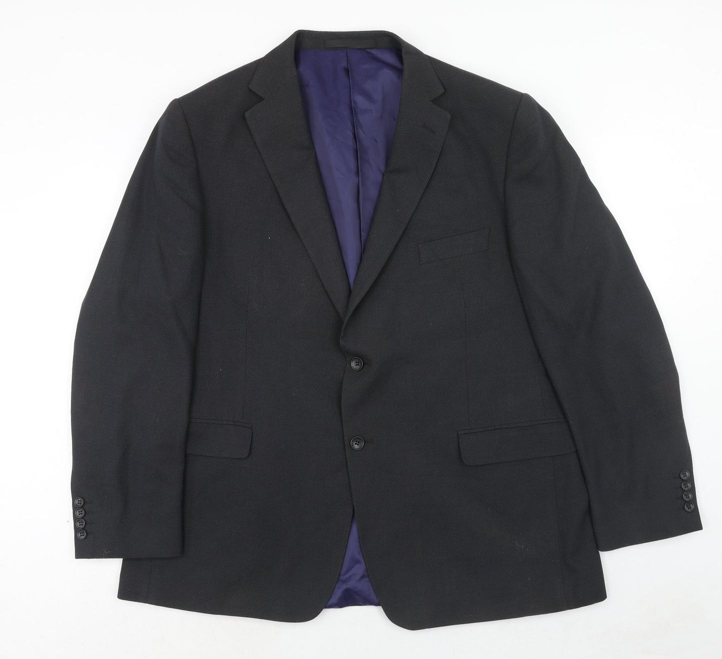 Marks and Spencer Mens Grey Viscose Jacket Suit Jacket Size 46 Regular