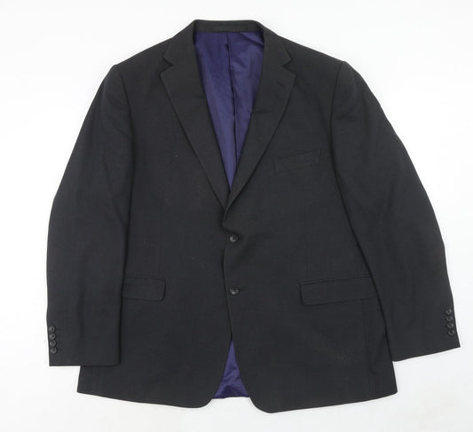 Marks and Spencer Mens Grey Viscose Jacket Suit Jacket Size 46 Regular
