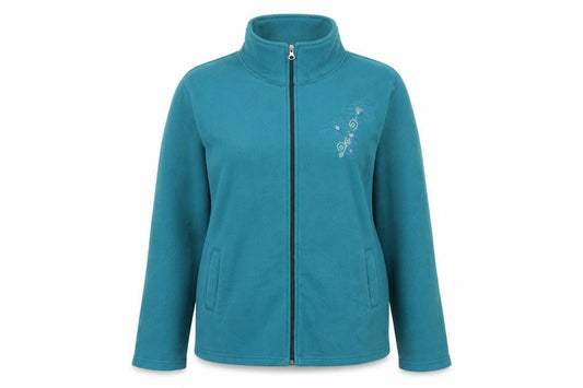 Anne De Lancay Womens Blue Jacket Size M Zip