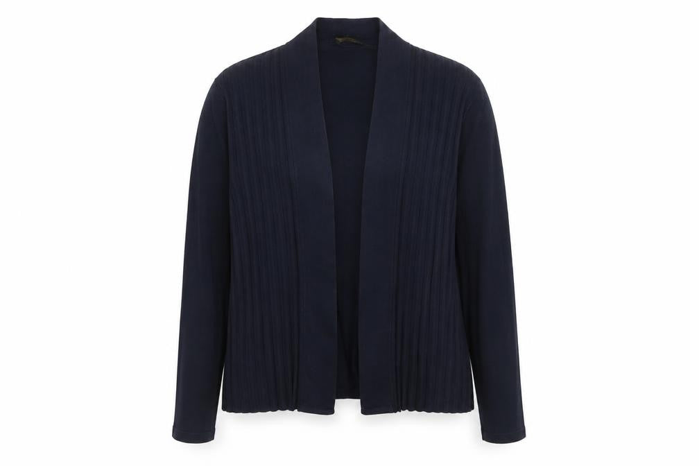 Precis Womens Blue V-Neck Viscose Cardigan Jumper Size S
