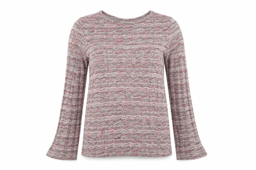 NEXT Womens Red Round Neck Acrylic Pullover Jumper Size 8