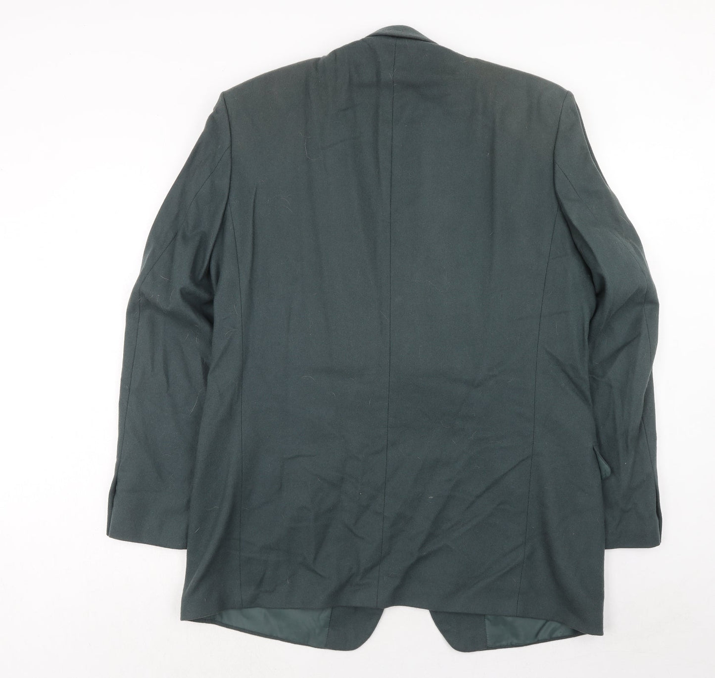 Burton Mens Green Wool Jacket Suit Jacket Size 42 Regular