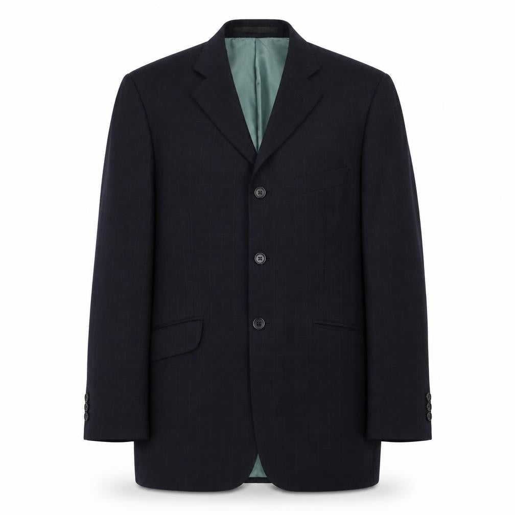 Marks & Spencer Mens Blue Wool Jacket Suit Jacket Size 40 Regular