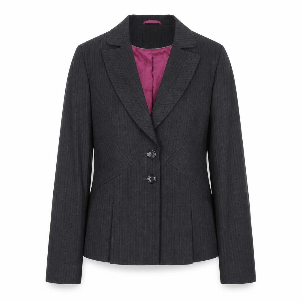 NEXT Womens Grey Polyester Jacket Blazer Size 12
