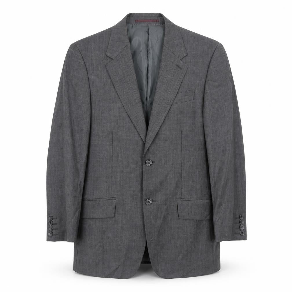 Felina Mens Grey Wool Jacket Suit Jacket Size 36 Regular