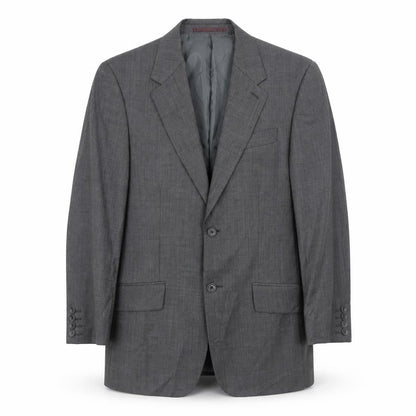 Felina Mens Grey Wool Jacket Suit Jacket Size 36 Regular