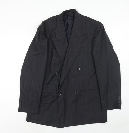 Next Mens Grey Polyester Jacket Suit Jacket Size 40 Regular