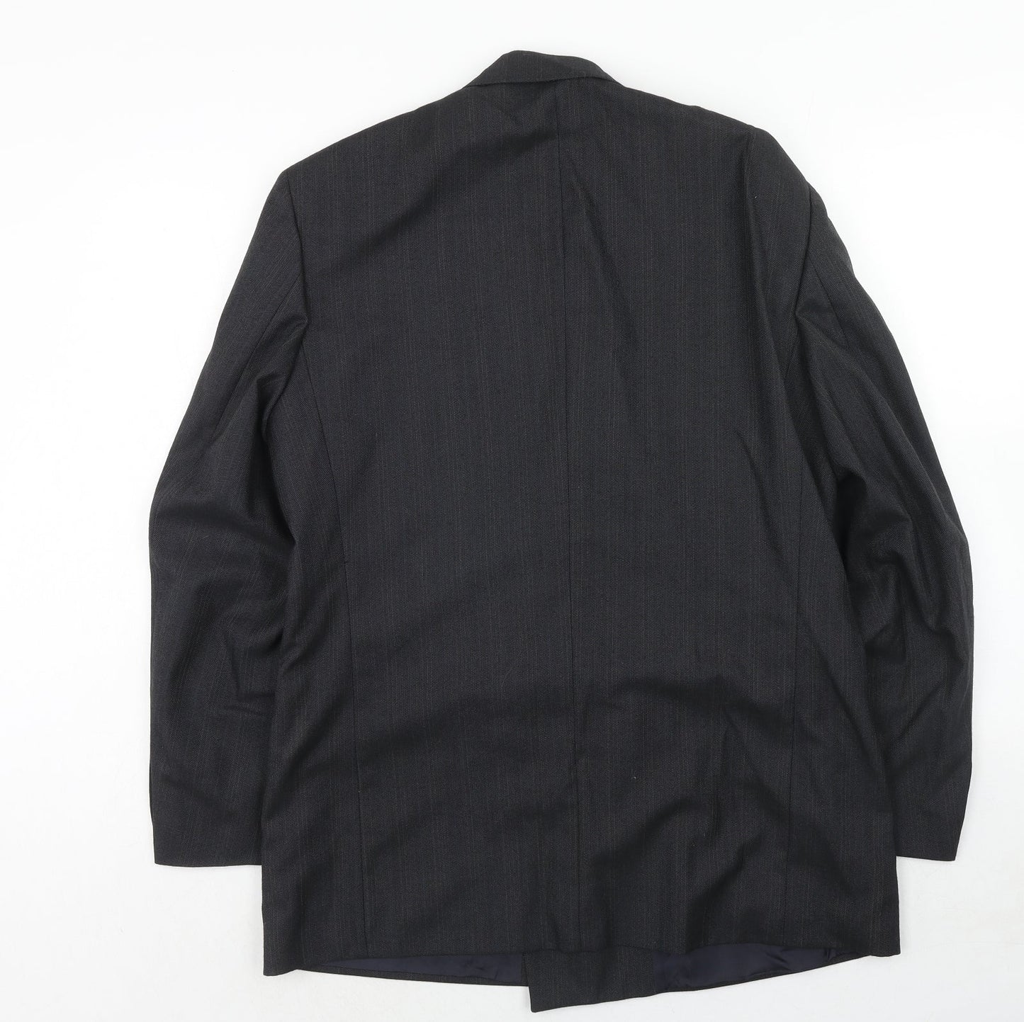 NEXT Mens Grey Polyester Jacket Suit Jacket Size 40 Regular