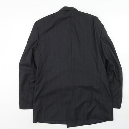 Next Mens Grey Polyester Jacket Suit Jacket Size 40 Regular