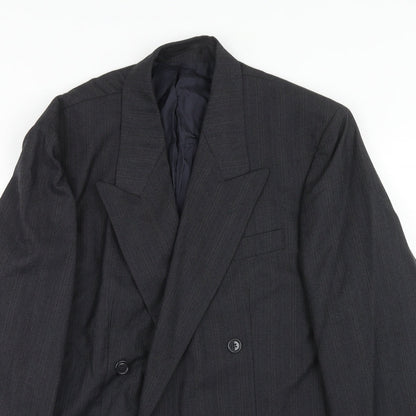 Next Mens Grey Polyester Jacket Suit Jacket Size 40 Regular