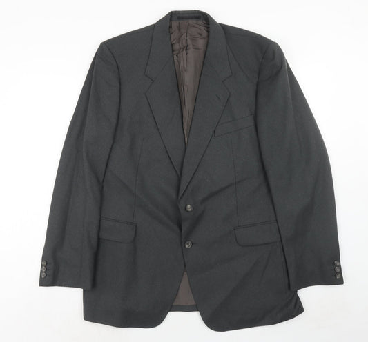 Odermark Mens Grey Polyester Jacket Suit Jacket Size 42 Regular