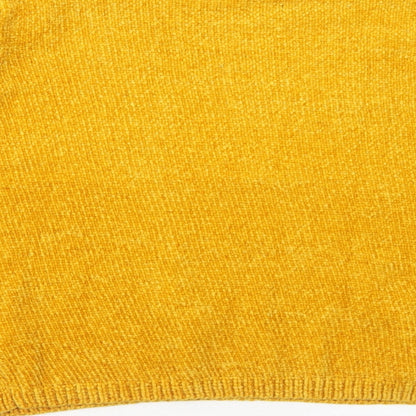 QED London Womens Yellow Round Neck Polyester Pullover Jumper Size M
