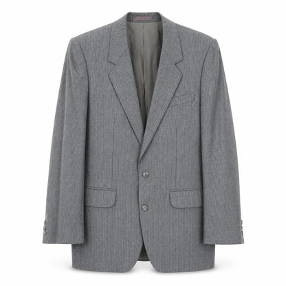 James Barry Mens Grey Striped Wool Jacket Suit Jacket Size 38 Regular