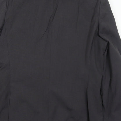 Next Mens Grey Polyester Jacket Suit Jacket Size 42 Regular