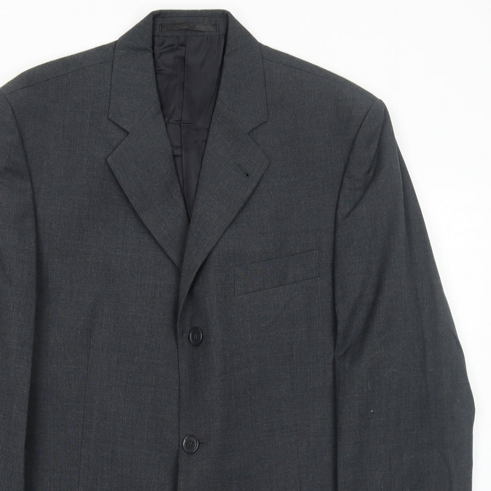 NEXT Mens Grey Wool Jacket Suit Jacket Size 38 Regular