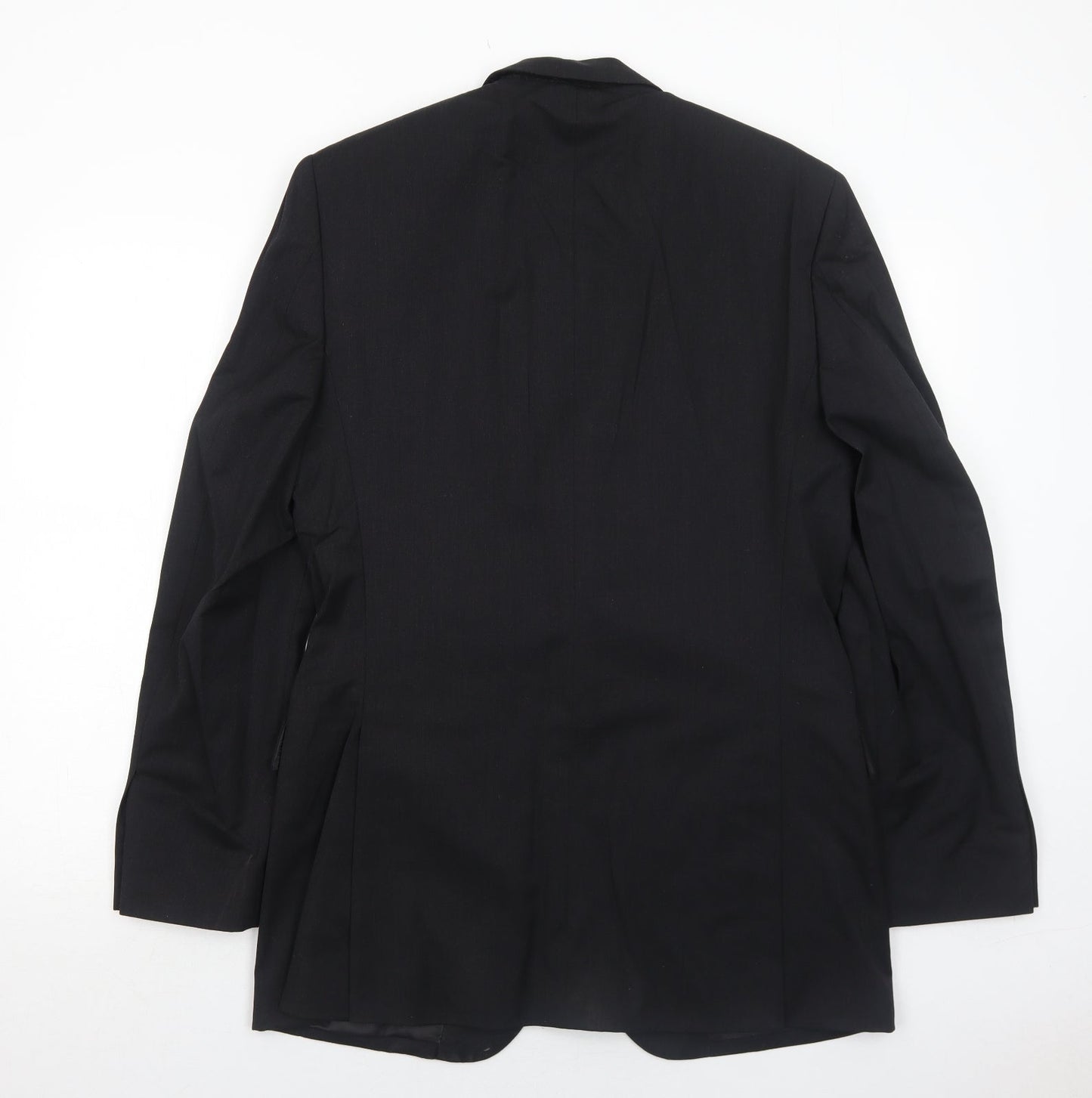 Pronto Uomo Mens Grey Wool Jacket Suit Jacket Size 38 Regular