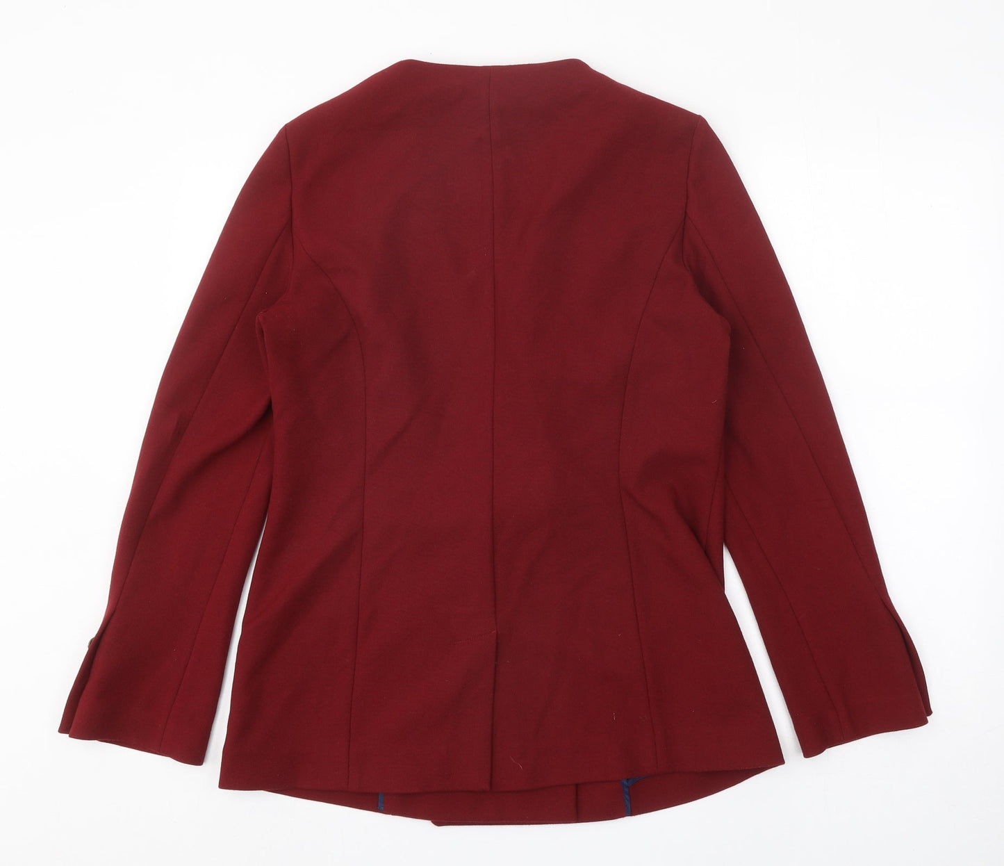 Limited Womens Red Jacket Blazer Size 12 Button