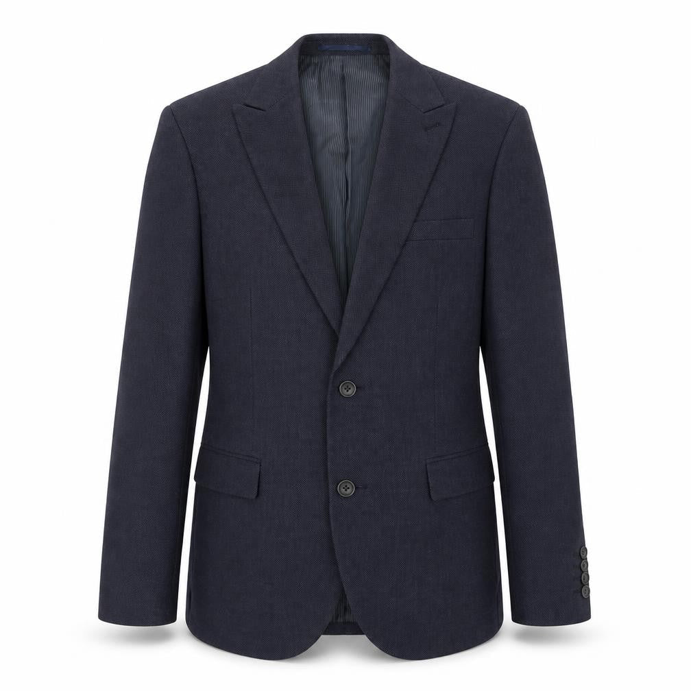NEXT Mens Blue Viscose Jacket Suit Jacket Size 38 Regular