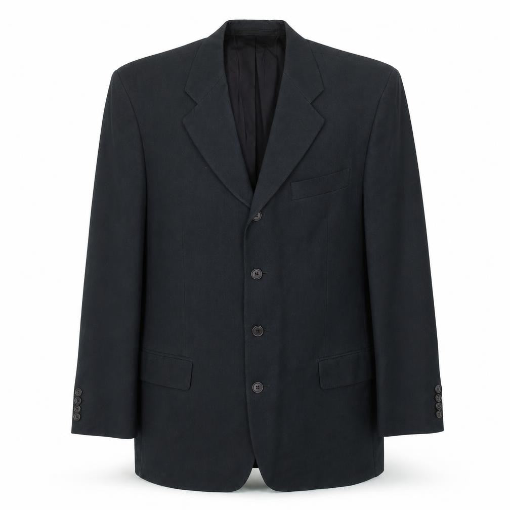 Daniel Hetcher Mens Grey Wool Jacket Suit Jacket Size 40 Regular