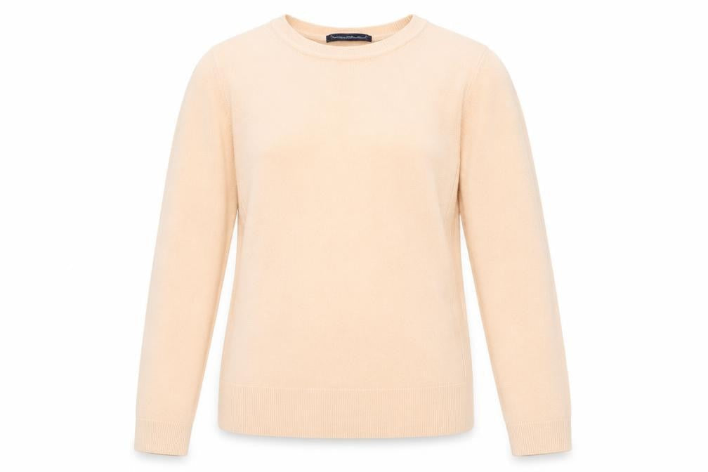 Marks & Spencer Womens Pink Round Neck Acrylic Pullover Jumper Size 8