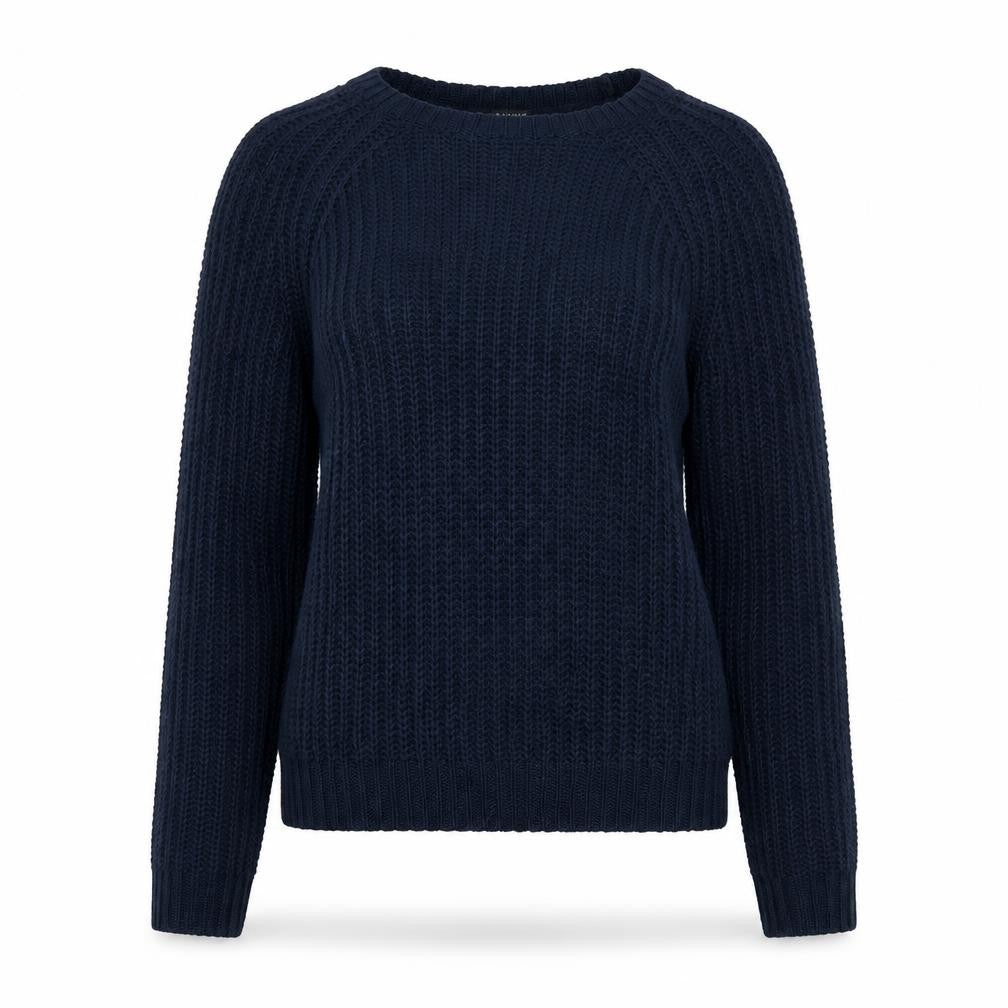 Bonds Womens Blue Round Neck Acrylic Pullover Jumper Size S