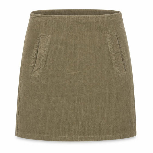 New Look Womens Green Polyester A-Line Skirt Size 6 Zip
