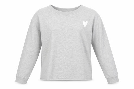 H&M Girls Grey Cotton Pullover Sweatshirt Size 14-15 Years Pullover