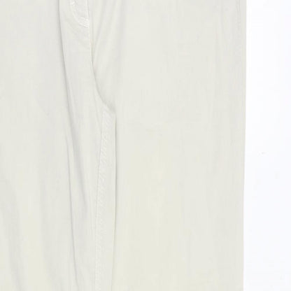 ZERRES Womens Beige Polyester Trousers Size 36 in Regular Zip