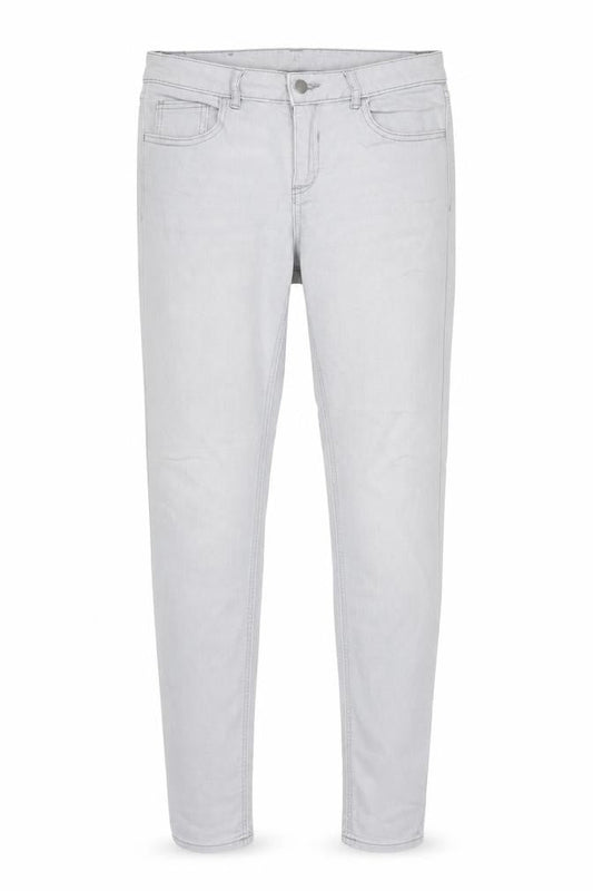 VILA Womens Grey Cotton Skinny Jeans Size 30 in Regular Zip