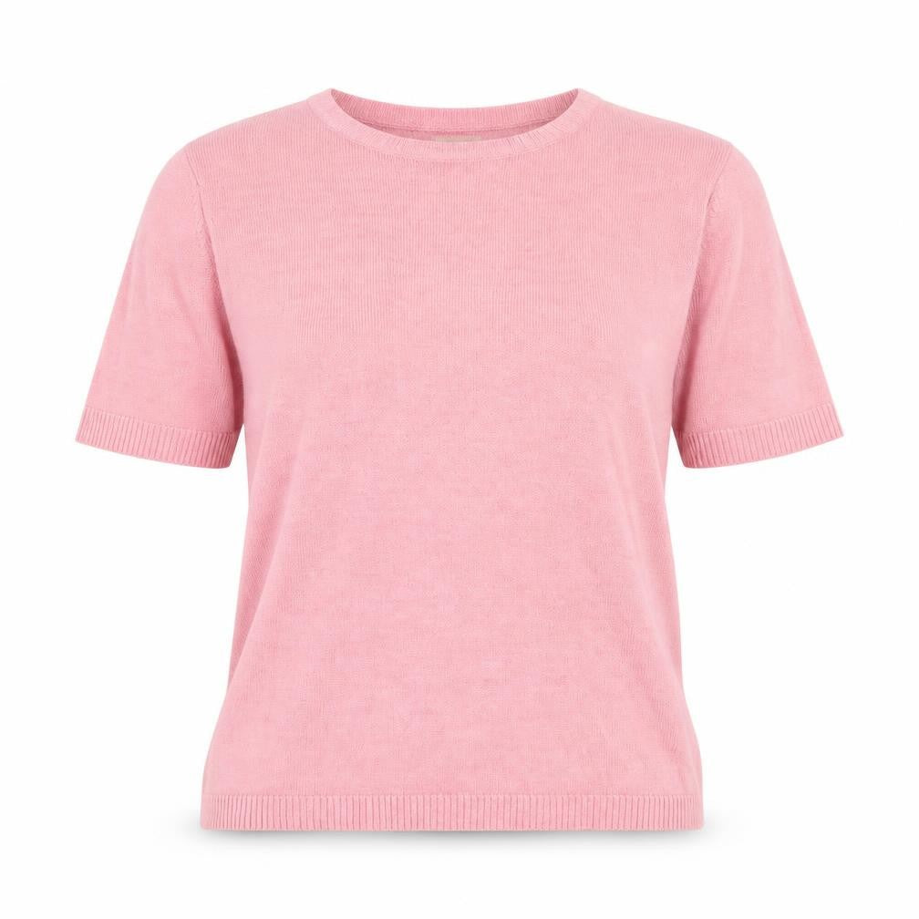 SARAH HAMILTON Womens Pink Round Neck Acrylic Pullover Jumper Size M