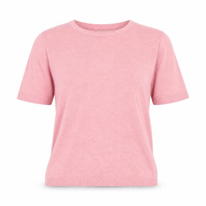 SARAH HAMILTON Womens Pink Round Neck Acrylic Pullover Jumper Size M