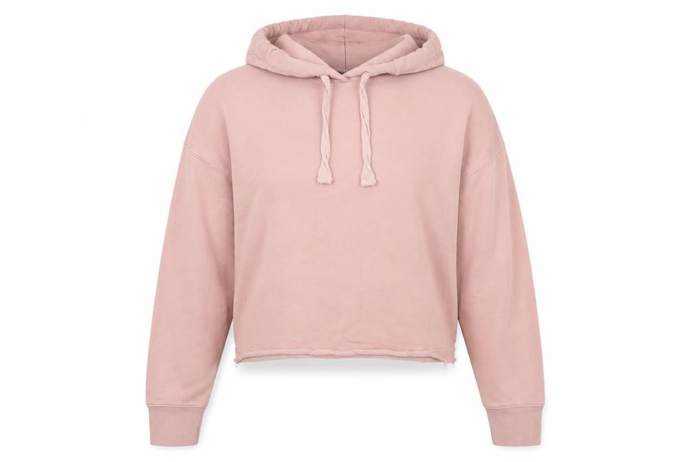 New Look Womens Pink Cotton Pullover Hoodie Size 10 Pullover
