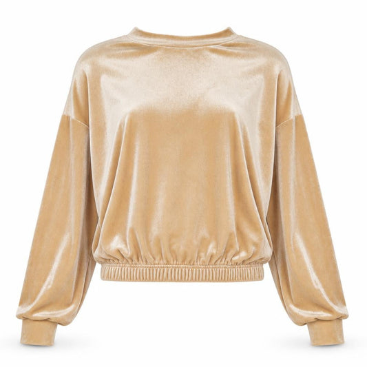 New Look Womens Beige Polyester Pullover Sweatshirt Size 6 Pullover