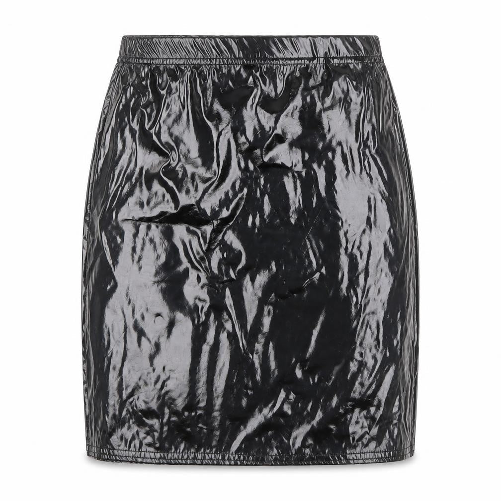 PRETTYLITTLETHING Womens Black Polyester Bandage Skirt Size 6